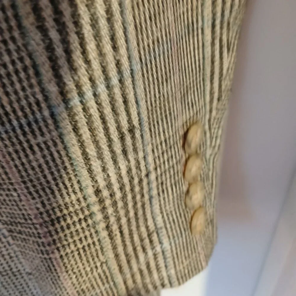 Vintage Evon-Picone Men's Plaid Blazer GUC - Picture 5 of 8